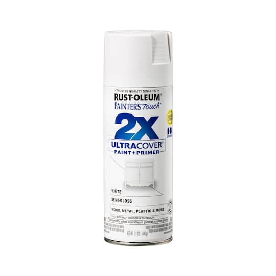 Painter&#x27;s Touch&#xAE; 2X Ultra Cover&#xAE; White Semi-Gloss Spray Paint